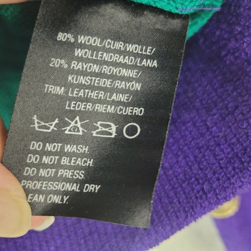 St. John Separates Cropped Sweater Small Color Block Royal Purple Gold Designer - Picture 9 of 12